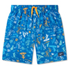 Speedo Printed Redondo Volley 15" Boardshorts for Boys Mandarin Peel